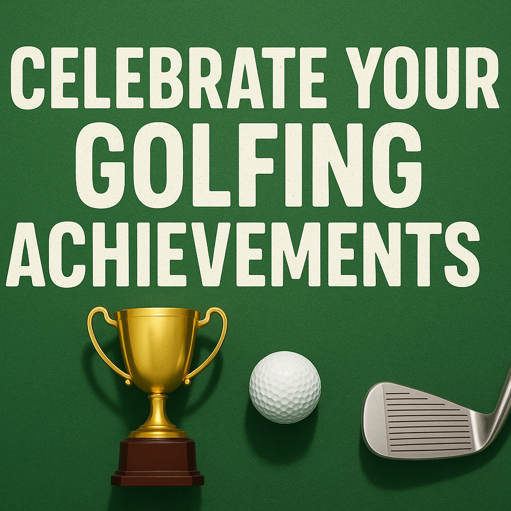Celebrate Your Golfing Achievements
