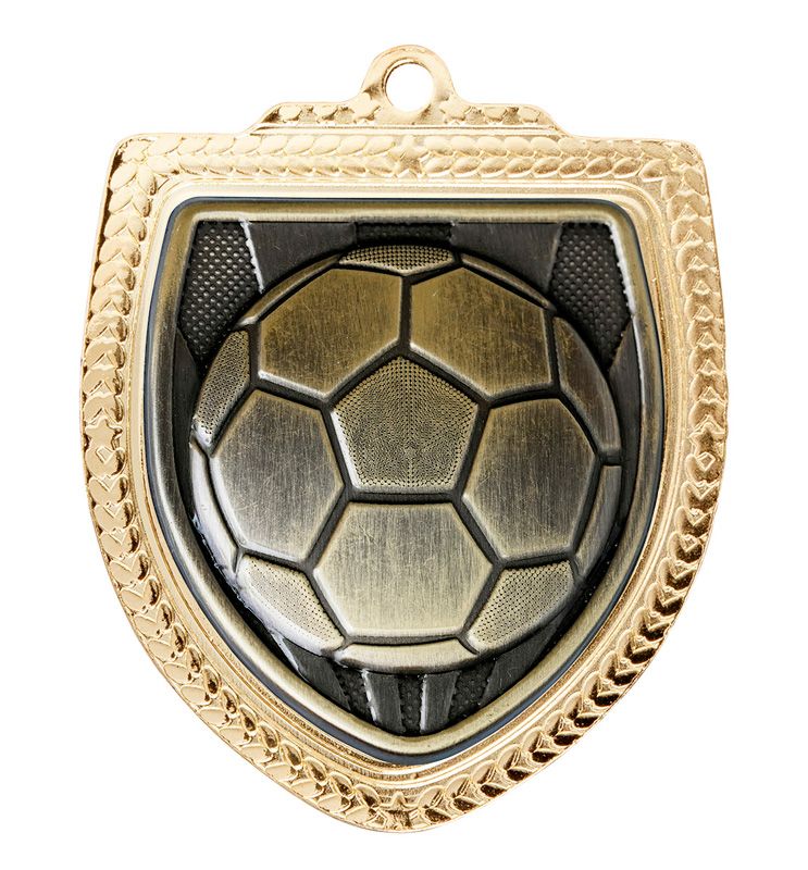 Shield Football Gold Medal 80mm