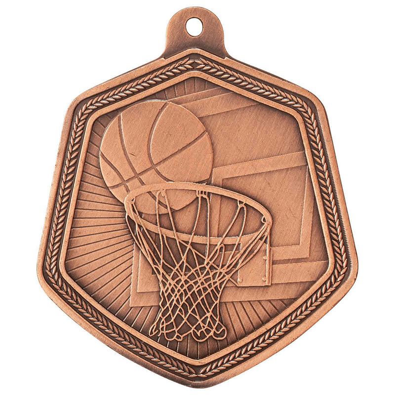 Basketball Bronze Medal 67mm