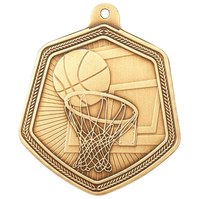 Basketball Bronze Medal 67mm