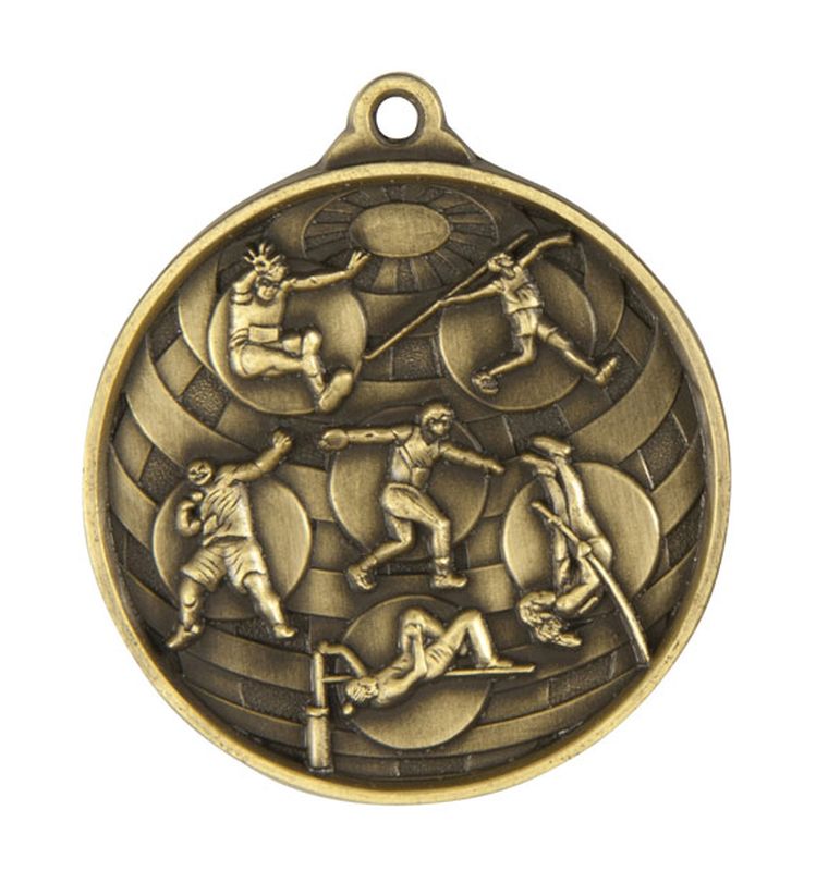 Athletics Field Athletics Bronze Medal 50mm