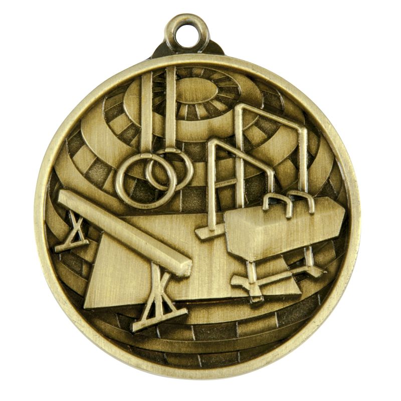 Gymnastics Bronze Medal 50mm