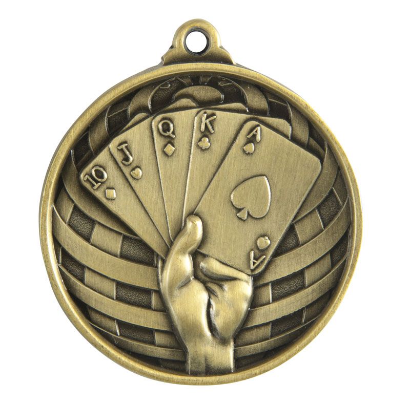 Poker Bronze Medal 50mm