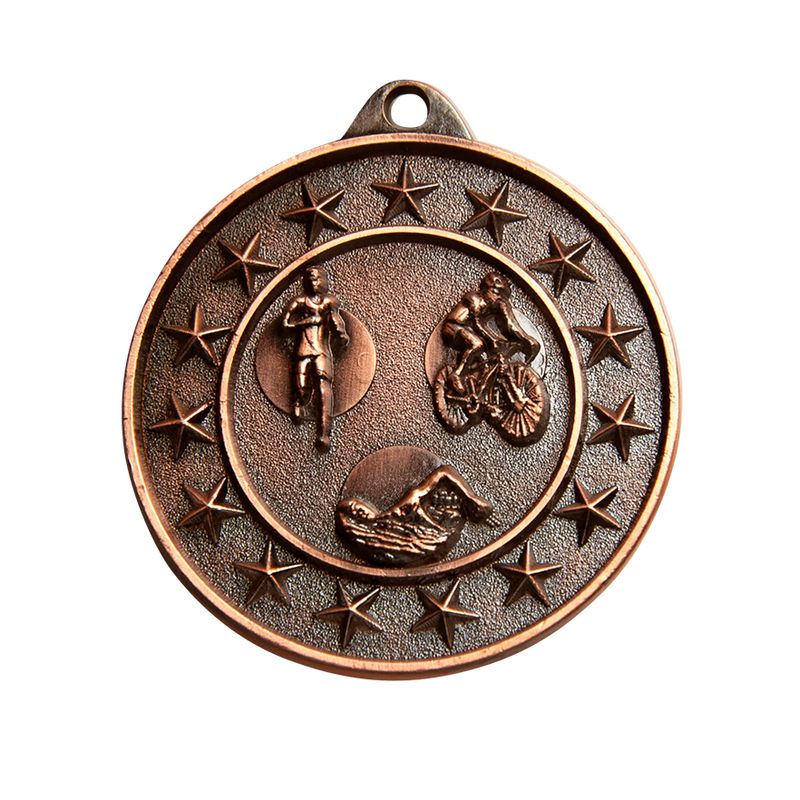 Triathlon Bronze Medal 50mm
