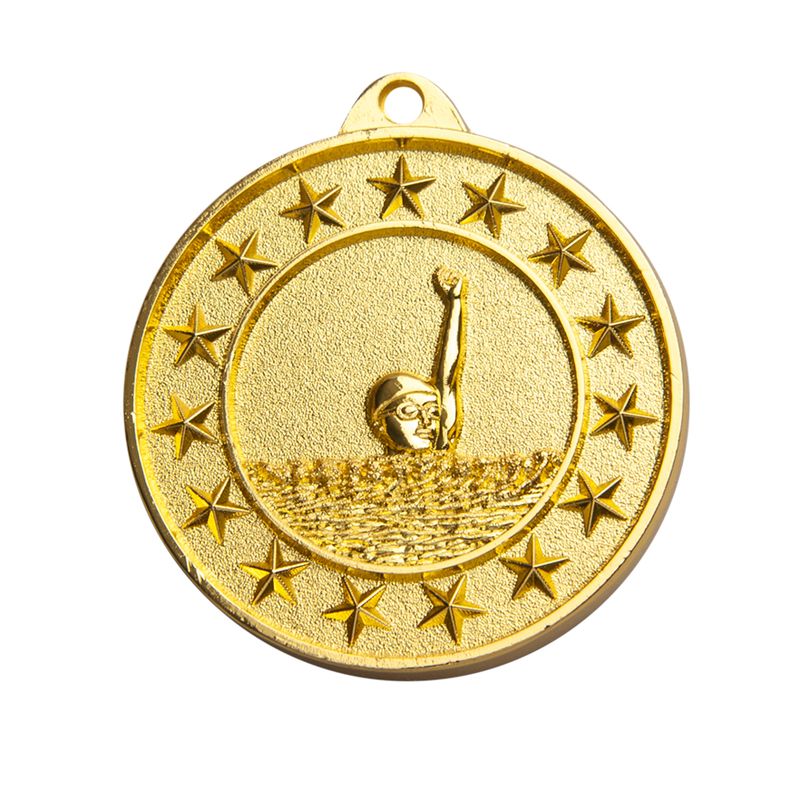 Swimming Bronze Medal 50mm