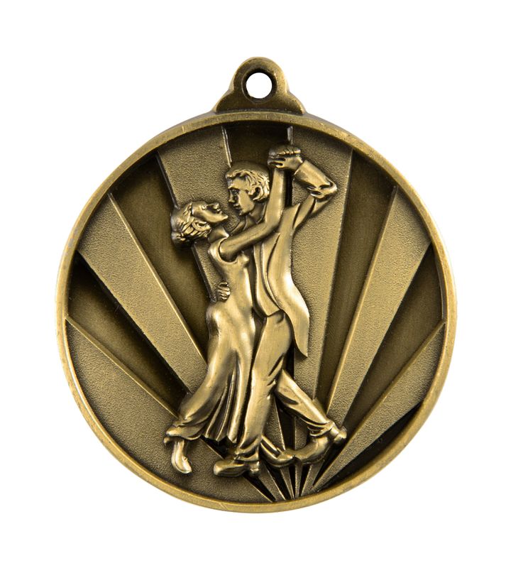 Dance Couple Bronze Medal 50mm