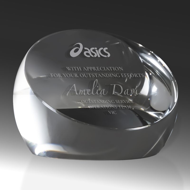 Crystal Paperweight Sphere Crystal Award 100mm