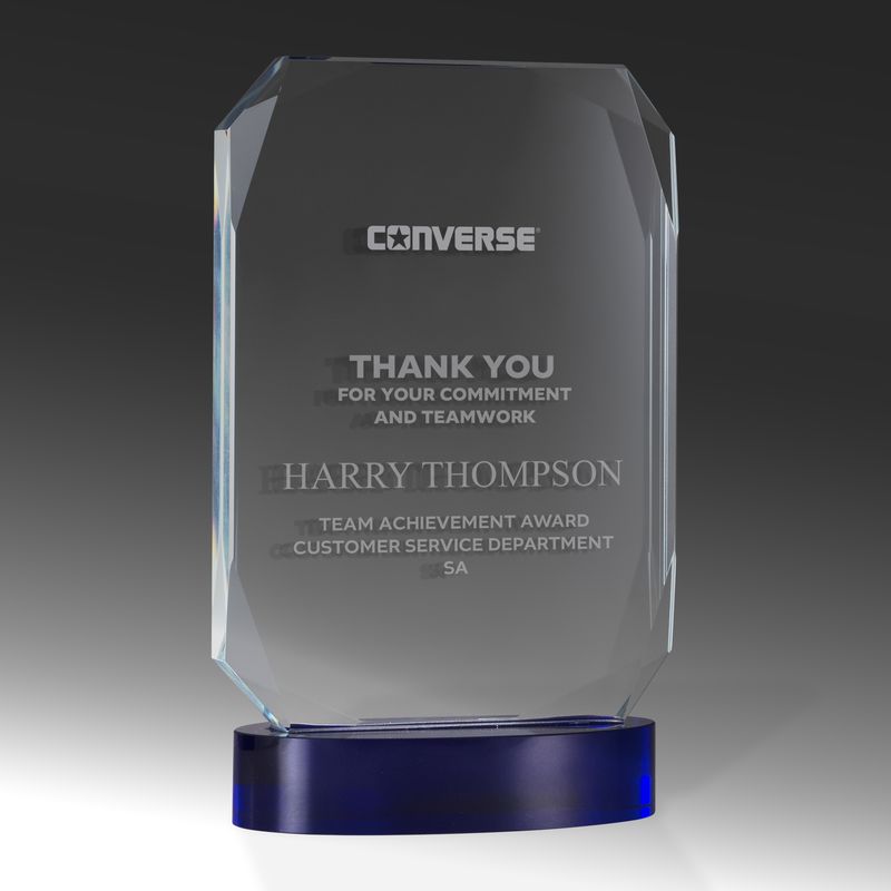 Rectangle Crystal Award 205mm