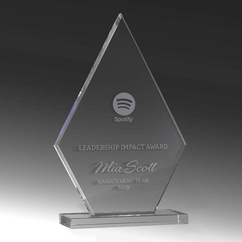 Arrow Crystal Award 225mm