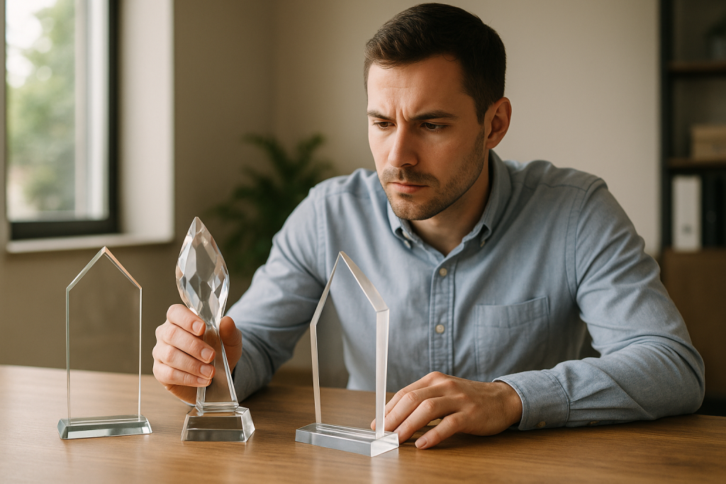 How to Choose Between Glass, Acrylic and Crystal Awards