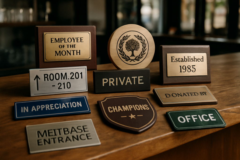 Ten Creative Engraved Plaque Ideas for Businesses and Clubs