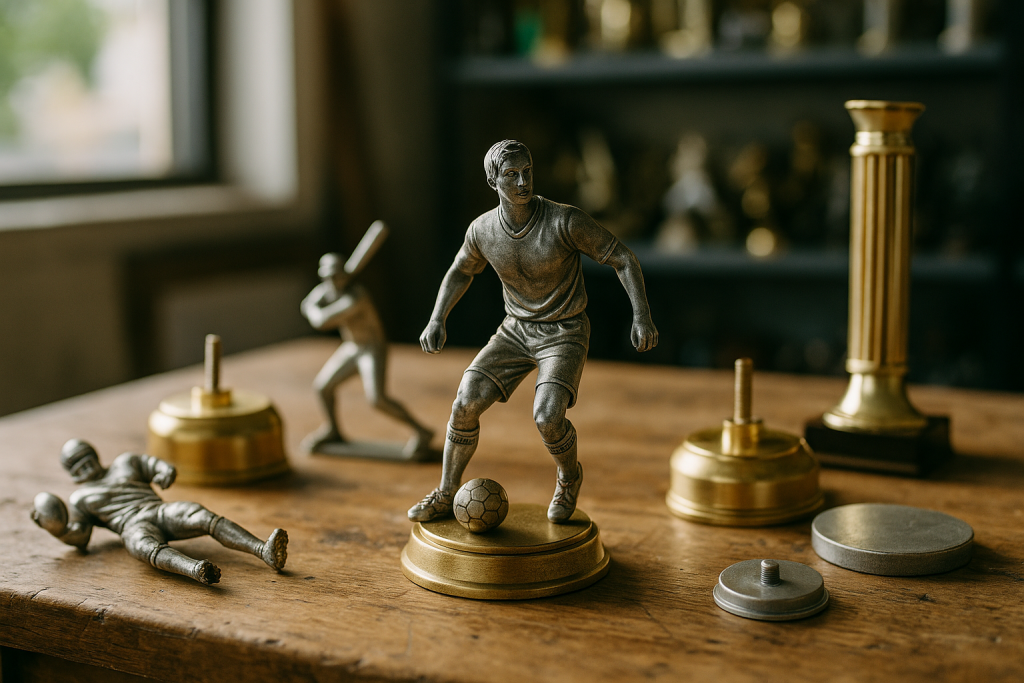 Custom Sports Figurines and Components for Unique Trophy Designs