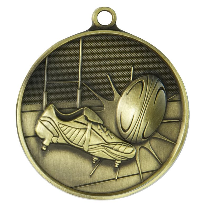 Rugby Bronze Medal 70mm