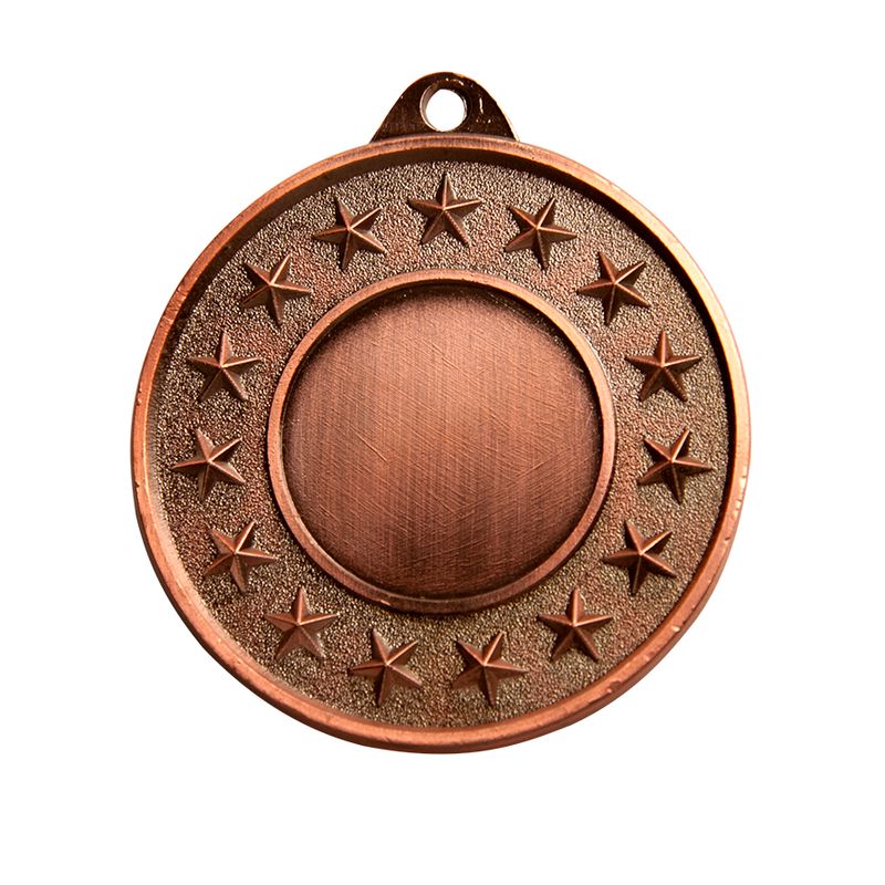 1 inch center holder All Sports Bronze Medal 50mm