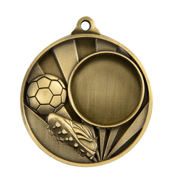 Football 25mm Bronze Medal 50mm