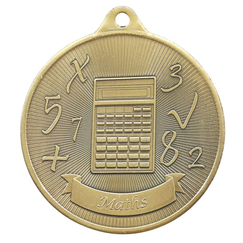 Maths Schools Bronze Medal 50mm