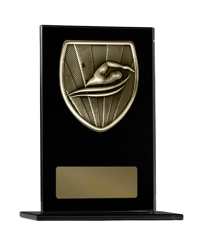 Swimming Glass Trophy 200mm