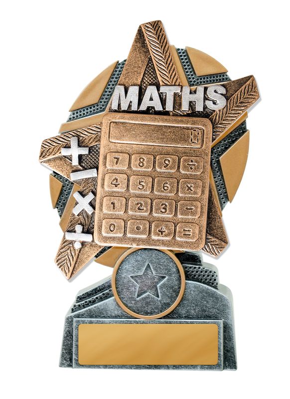 Maths Trophy 170mm