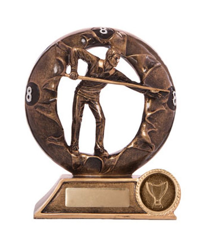 3D Break thru Billiards Trophy 175mm