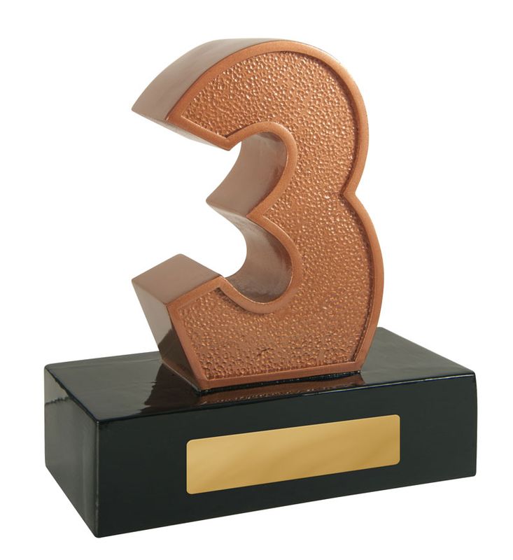 3rd Place Achievement Trophy 160mm