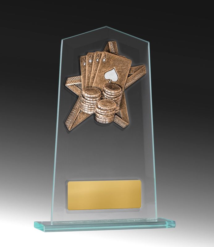Water Polo Glass Trophy 210mm