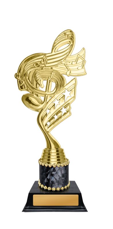 Music Figurine on Base Trophy 244mm