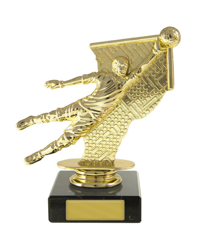 Goalkeeper on Base Soccer Trophy 120mm