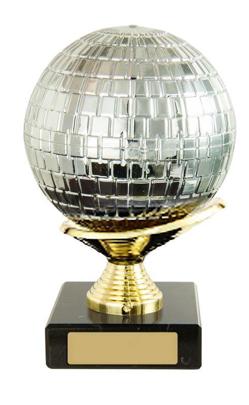 Disco Ball on Base Netball Trophy 105mm