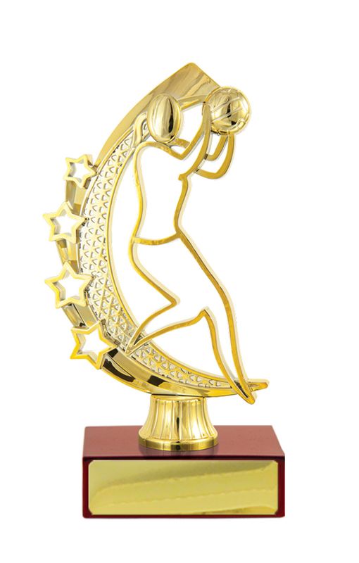 Netball Fig. on Base Trophy 170mm