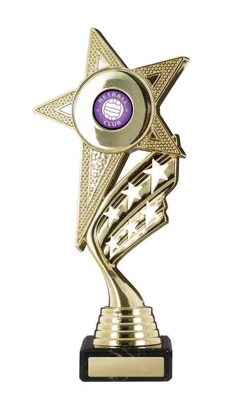 Star Figurine on Base Netball Trophy 215mm