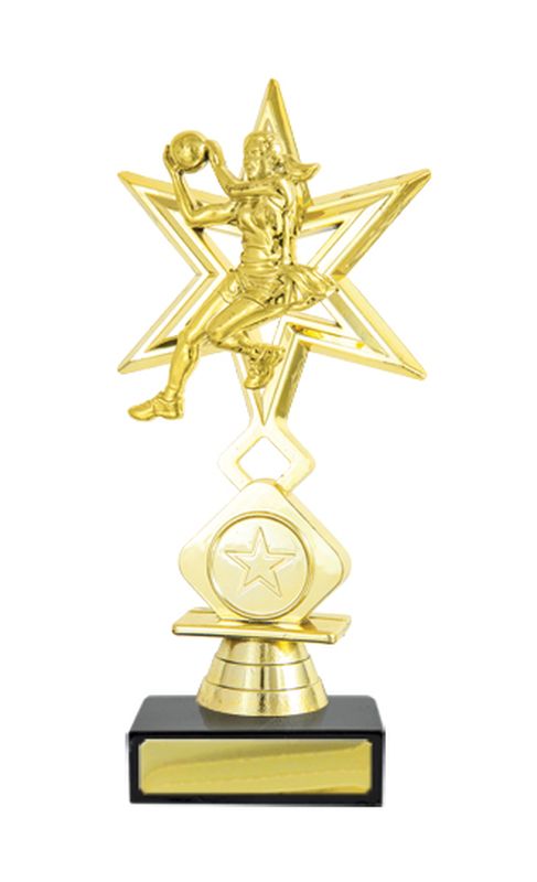 Netball Fig. on Base Trophy 170mm