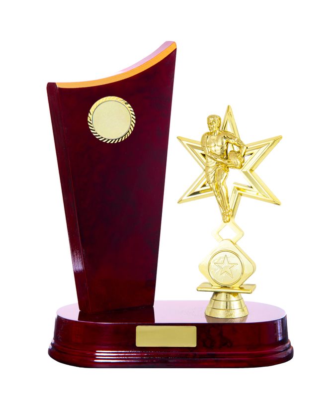 Rugby Trophy 230mm