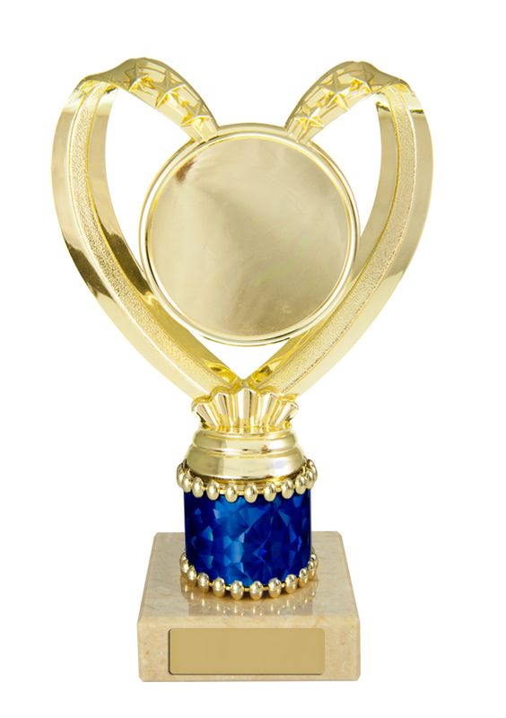 Heart on Base Gymnastics Trophy 124mm