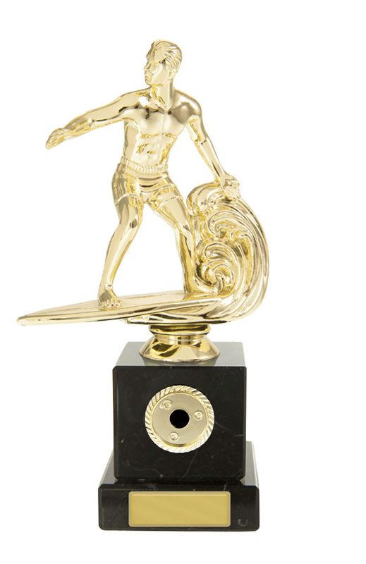 Surfer on Base Surfing Trophy 145mm